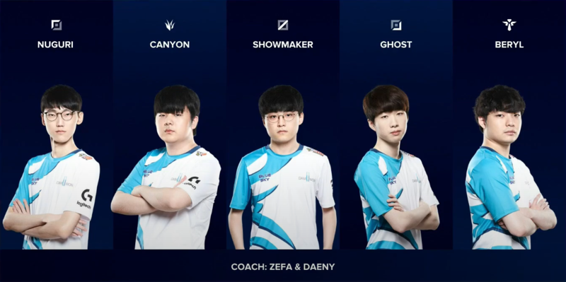 Damwon-Gaming-roster