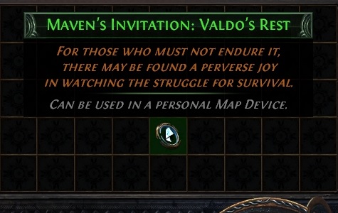Path of Exile Echoes of the Atlas Mavens Invitation