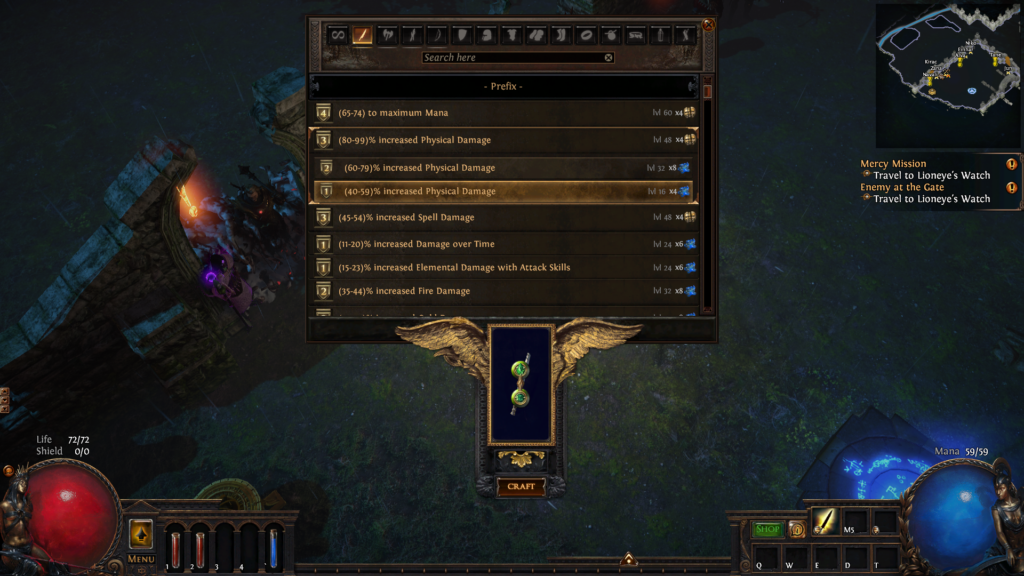 Path of Exile Beginners Guide crafting