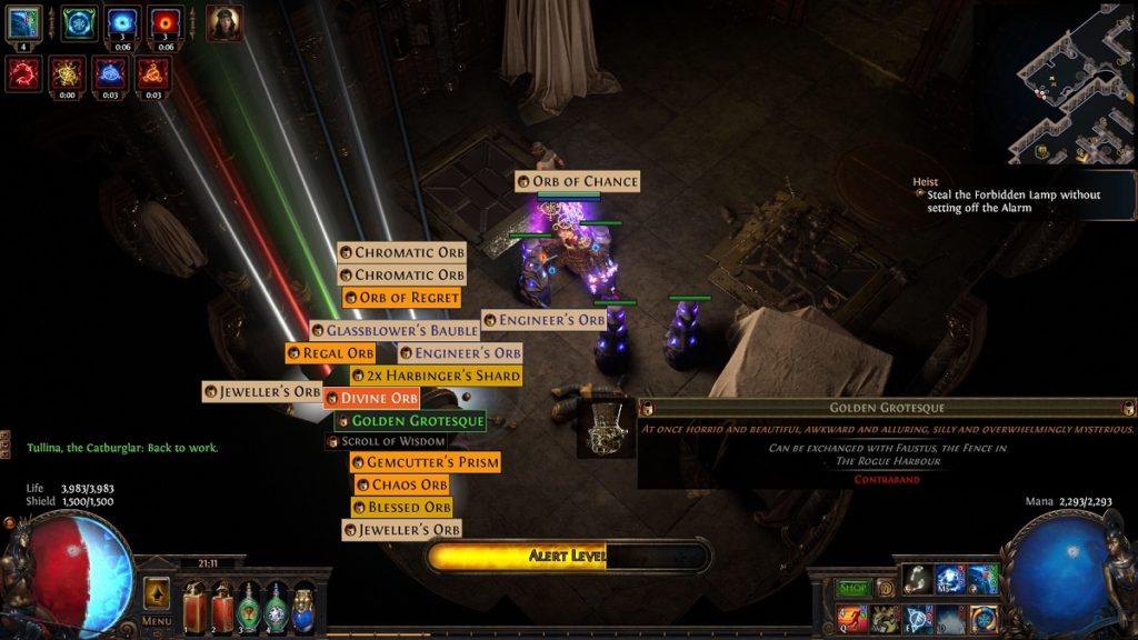 Path of Exile Heist League Review Loot