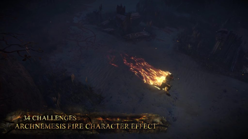34 Challenges Archnemesis Fire Character Effect