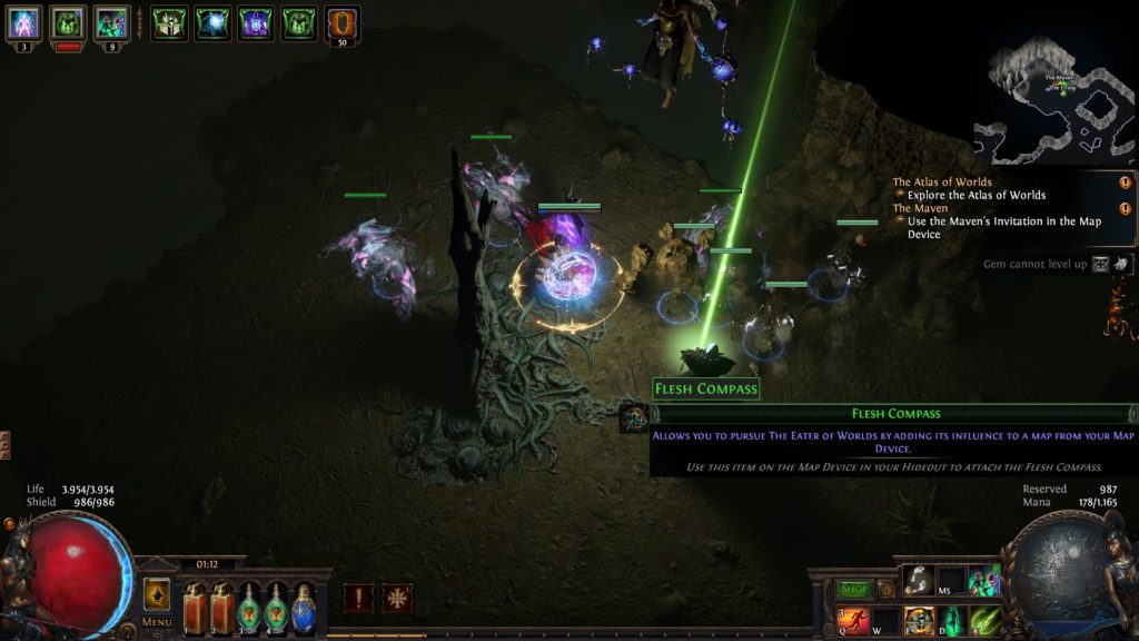 Path of Exile Flesh Compass