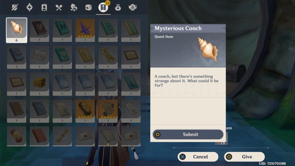 Exchange Mysterious Conch