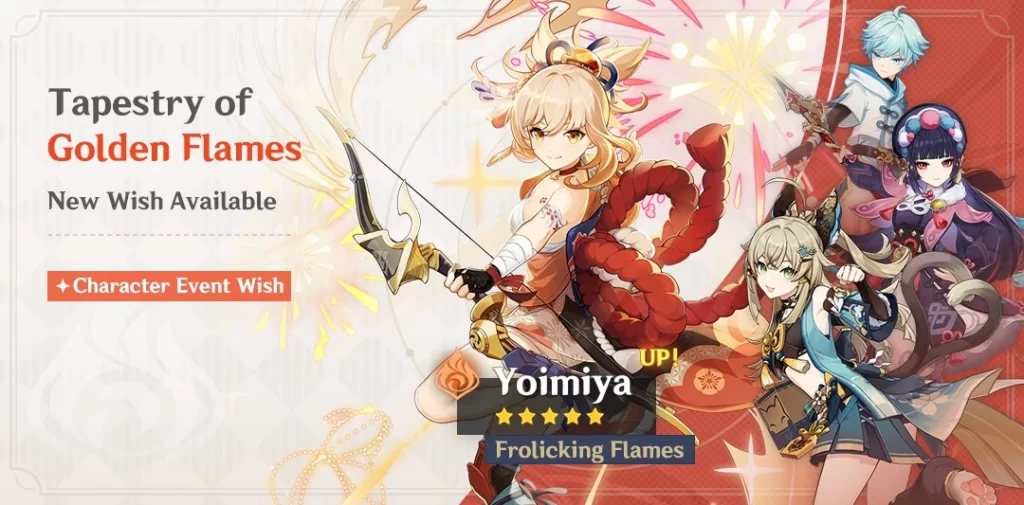 Tapestry of Golden Flames Details May 2023
