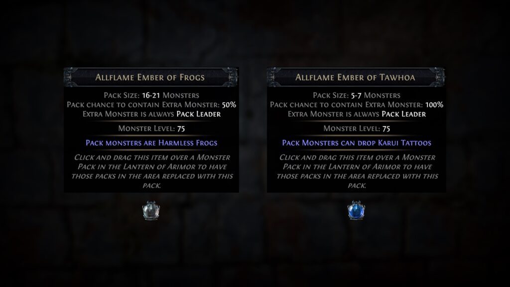 Path of Exile Allflame Embers